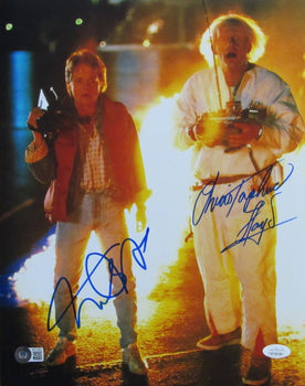 Michael J Fox/Christopher Lloyd Bttf 2