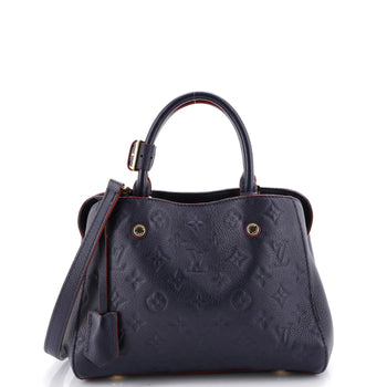 Louis Vuitton Montaigne Handbag Monogram Empreinte Leather Bb