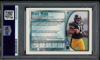 Hines Ward Steelers Autographed 1998 Bowman
