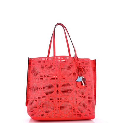 Christian Dior Dioriva Tote Perforated Leather