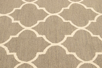 5X8 Ft Hand-Tufted Modern Rug Pastel Brown