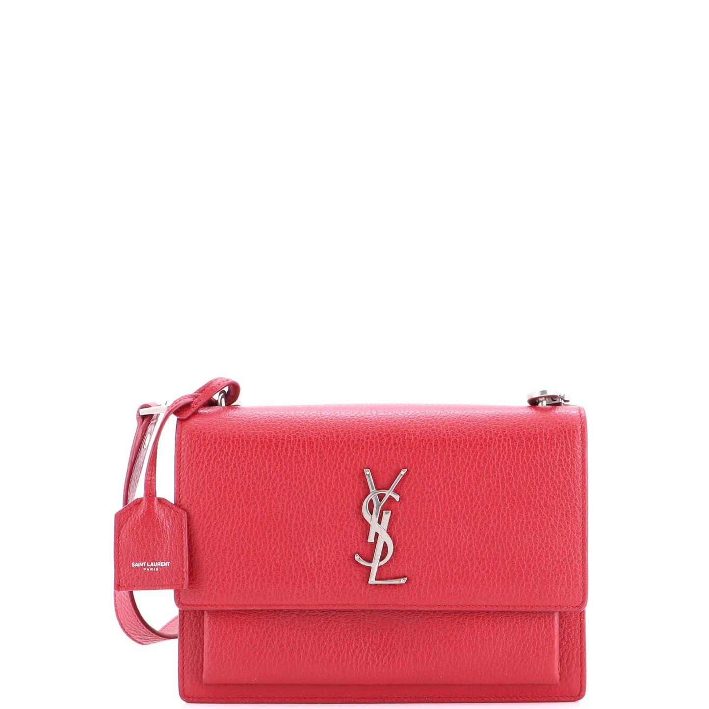 Saint Laurent Sunset Satchel Leather Medium