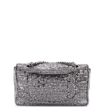 Chanel Classic Single Flap Bag Sequins Medium
