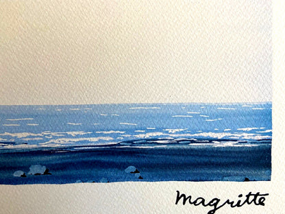Ren Magritte Lithograph Coa Signed Numbered By Hand