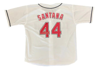 Carlos Santana Autographed Cleveland Indians Jersey