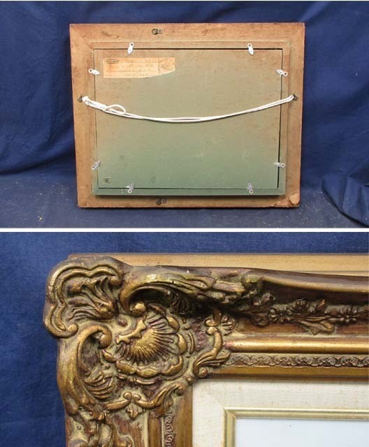 Manuel De Iigo Pueblo Castellano Original Oil Painting Spain Landscape Signed