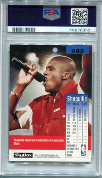 Shaquille O`Neal 1992 Skybox #382 Psa Mint 9 Card
