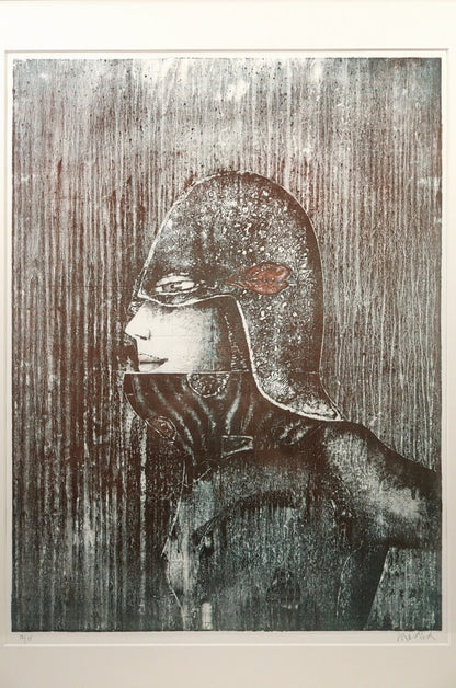Paul Wunderlich Amazones Ed15 Original Lithograph Signed Framed Surrealism Art