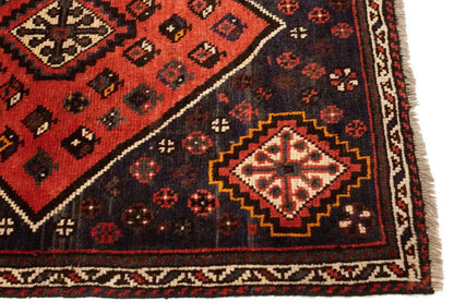 Rare Vintage Handmade Wool Oriental Rug Tribal