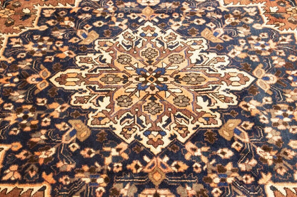 Handmade Vintage Floral Wool Oriental Rug Living