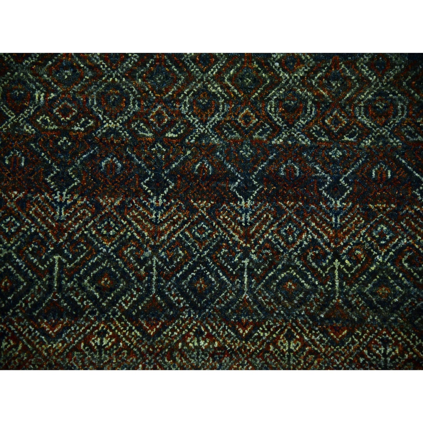9'10"X9'10" Brown Hand Knotted Kohinoor Herrita Design Wool Round Rug