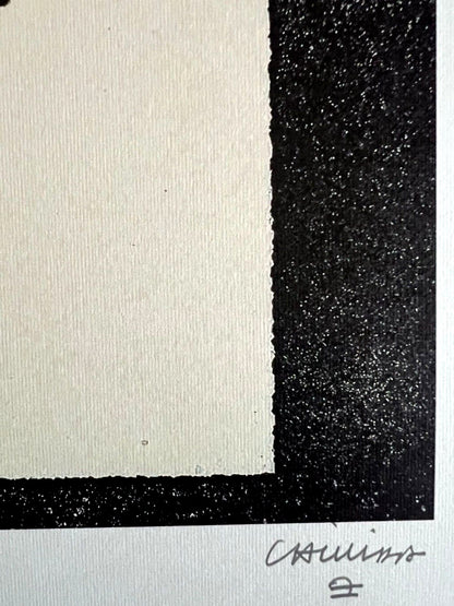 Eduardo Chillida Lithograph Coa Signed Numbered By Hand In 180Ex