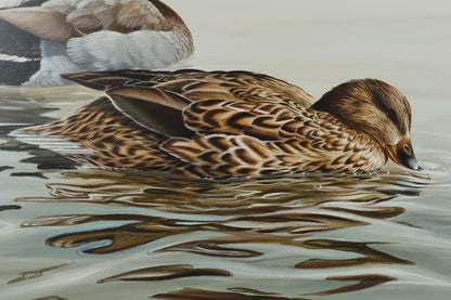 Christopher B. Walden "Sitting Ducks" Signed Oil