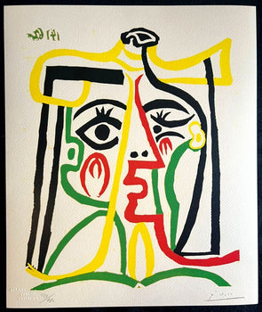 Pablo Picasso - Lithograph Signed Coa - Hand Numbered