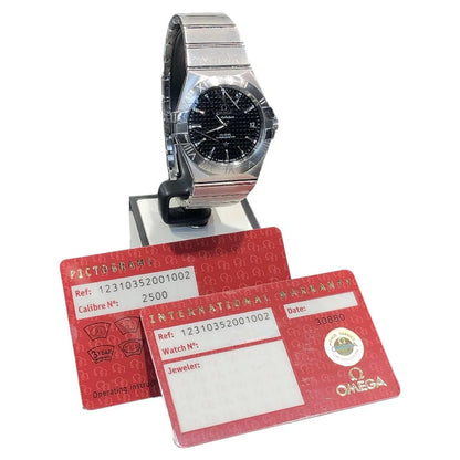 Omega Constellation Chronometer 123.10.35.20.01.002 Black/Silver