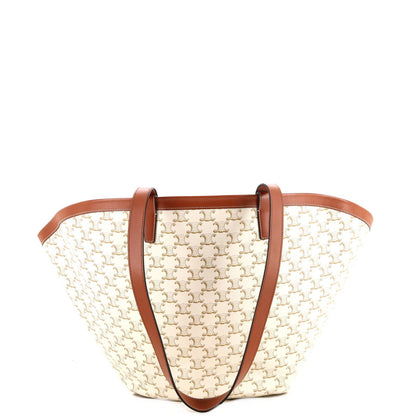 Celine Couffin Bag Triomphe Coated Canvas Medium