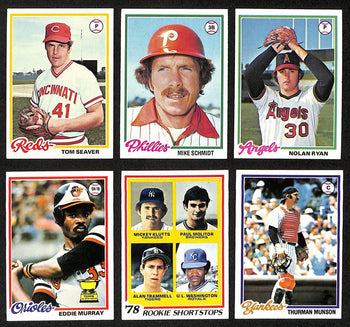 1978 Topps Baseball Complete Set (726) Murray Rc,