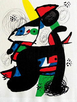 Joan Mir Lithograph Coa Certified Signed Op