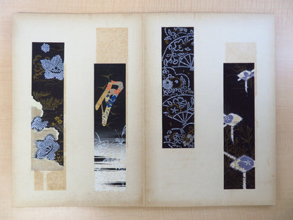 Koudou Kawarasaki Woodblock Prints Book Japan Flower Dyeing Weaving Designs