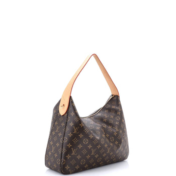 Louis Vuitton Slouchy Handbag Monogram Canvas Mm