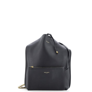 Saint Laurent Suzanne Hobo Leather Small