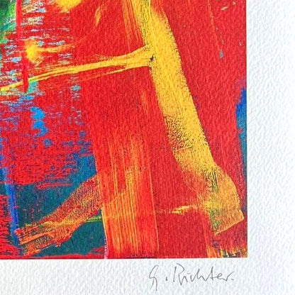 Gerhard Richter Lithograph Signed Coa (Hand Numbered)