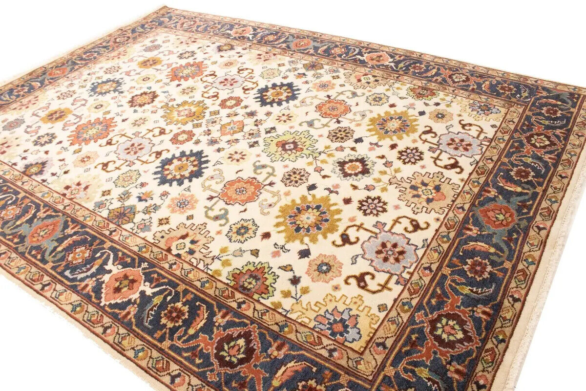 Handmade Vintage Oriental Rug Classic Design