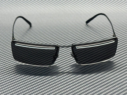 PRADA PR C53S YC460T Black White Dark Grey Men's 60 mm Sunglasses