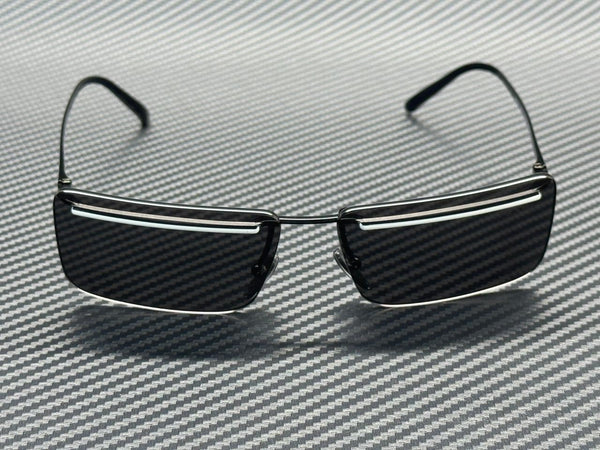 PRADA PR C53S YC460T Black White Dark Grey Men's 60 mm Sunglasses