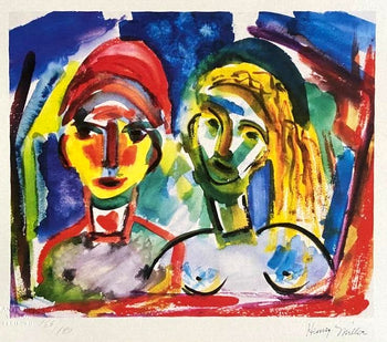 Henry Miller Lithograph 180Ex Coa Numbered Stamp