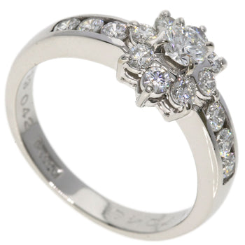0.13ct Diamond Ring Platinum PT900  3.7g