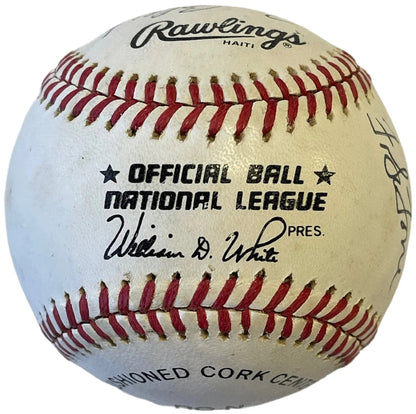 Old Timers Autographed Official Major League Baseball