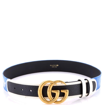 Gucci X Adidas Gg Marmont Belt Gg Coated Canvas And Leather
