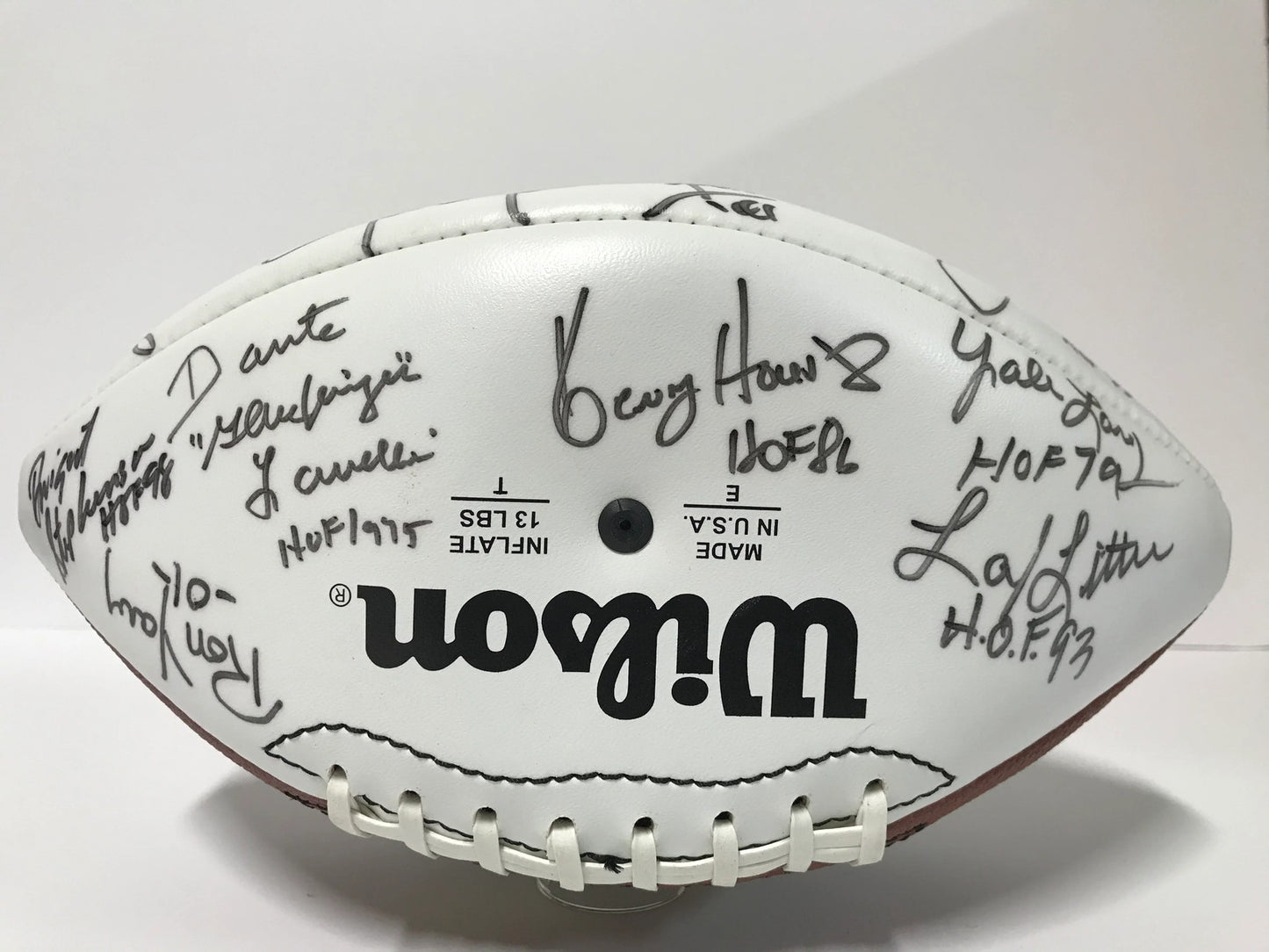 Lou Creekmur Pro Football Hof Classic Multi-Signed Football