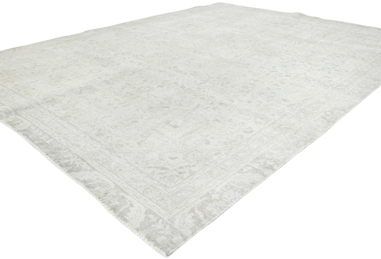 8X11 Handmade Vintage Oriental Rug Antique Distressed Floral Design Carpet