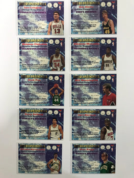1995 Topps Members Only Basketball Intercontinental Lot (10 Cards)