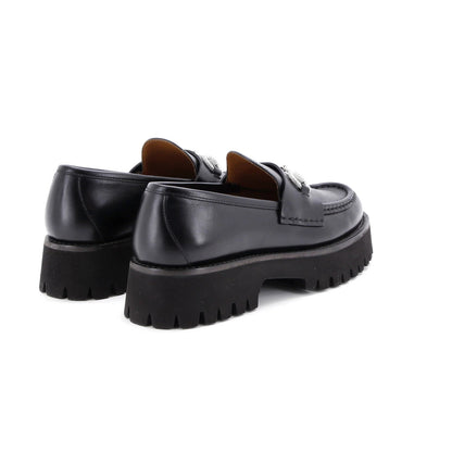 Gucci Women'S Harald Horsebit Loafers Leather With Crystal Detail