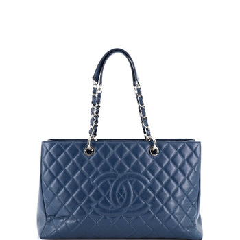 Chanel Grand Shopping Tote Quilted Caviar Xl