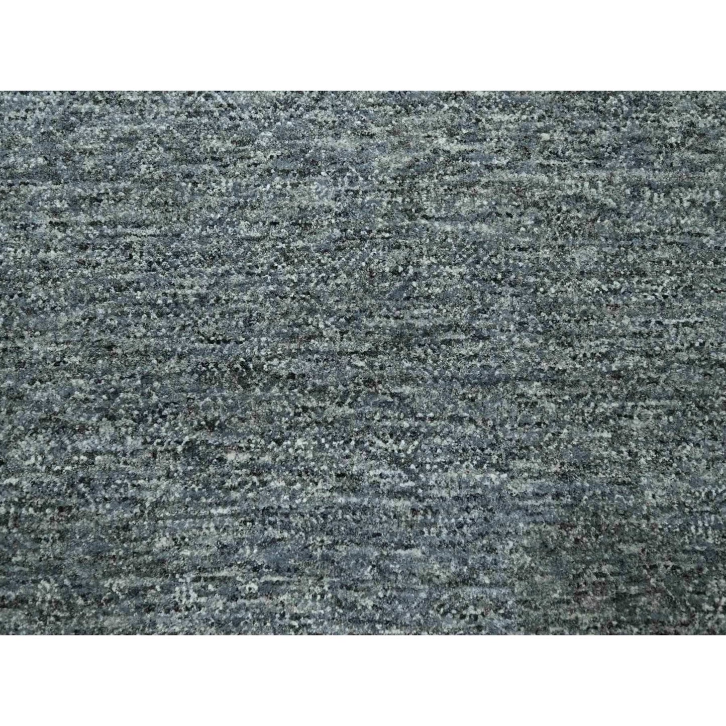 8'3"X10'10" Anchor Gray Salt And Pepper Design Hand Knotted Wool Rug