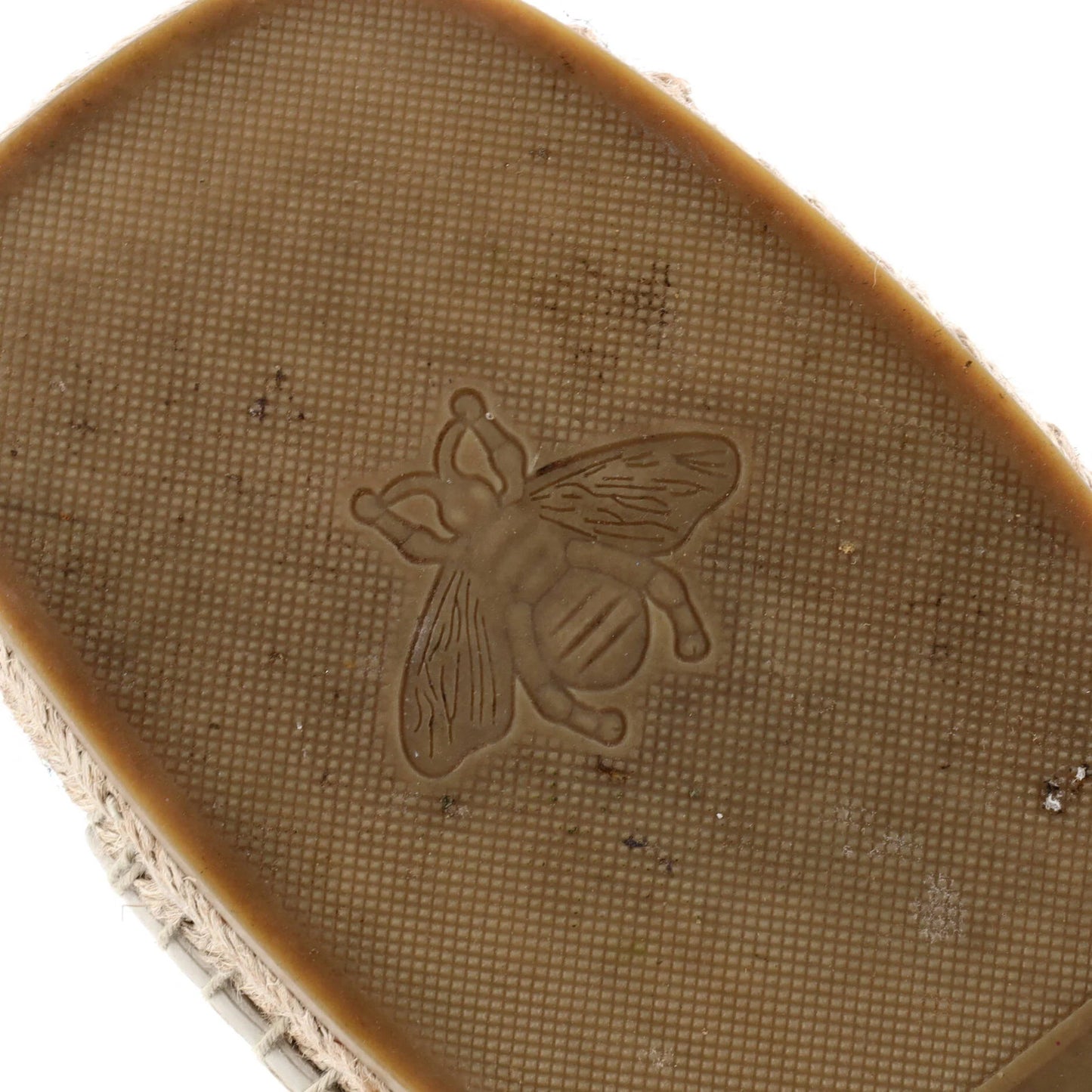 Gucci Women'S Interlocking G Espadrille Slide Platform Sandals Leather