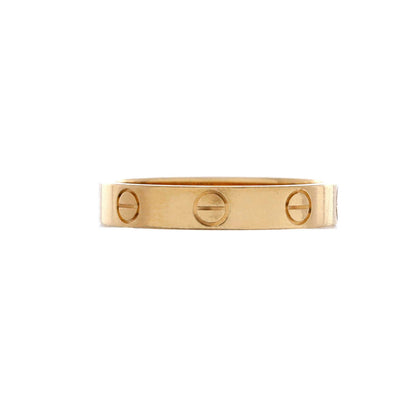 Cartier Love Wedding Band Ring 18K Yellow Gold