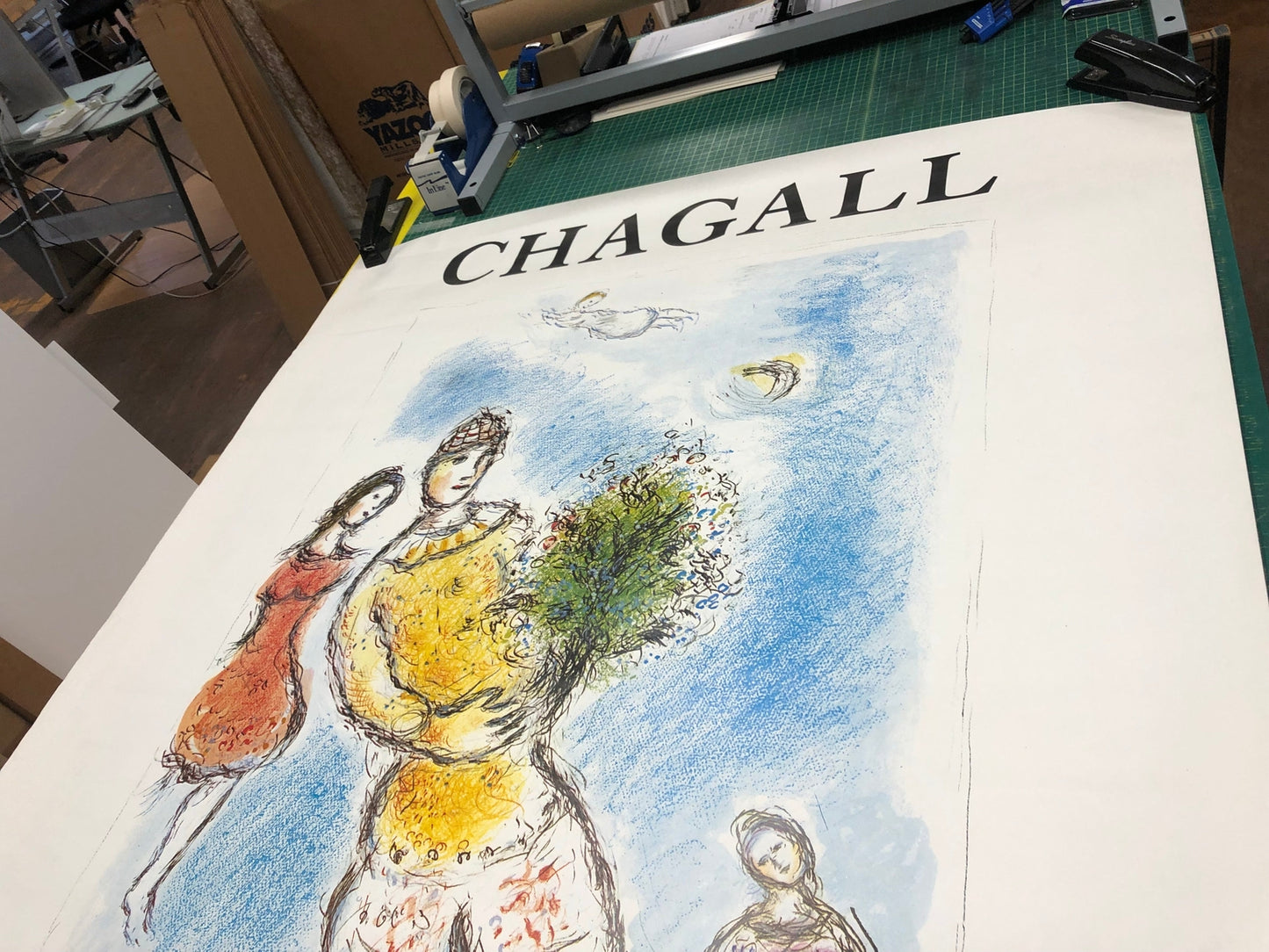 Marc Chagall Opera Bleu " Poster Modernism Multicolor