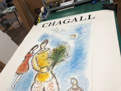 Marc Chagall Opera Bleu " Poster Modernism Multicolor