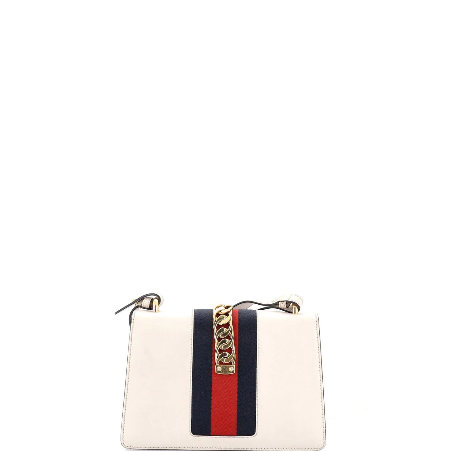 Gucci Sylvie Shoulder Bag Embroidered Leather Small
