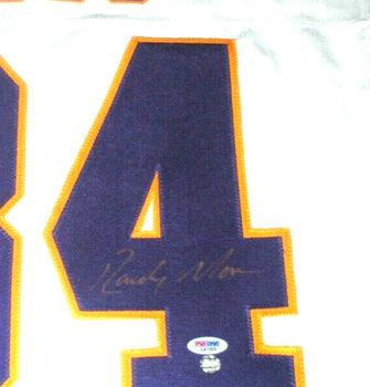 Randy Moss Minnesota Vikings Psa/Dna/Coa Signed
