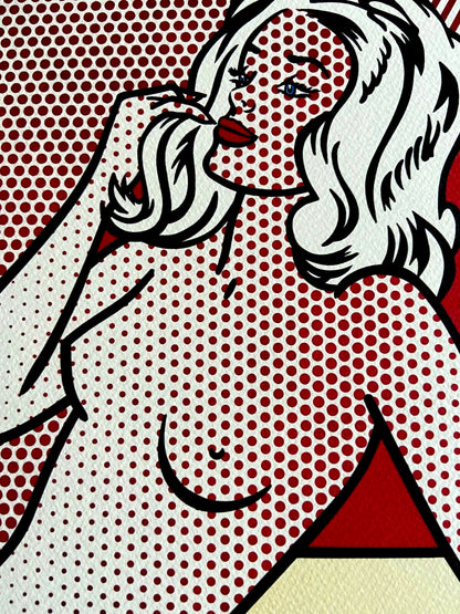 Roy Lichtenstein. Lithograph Coa Original Signed Numbered Limited