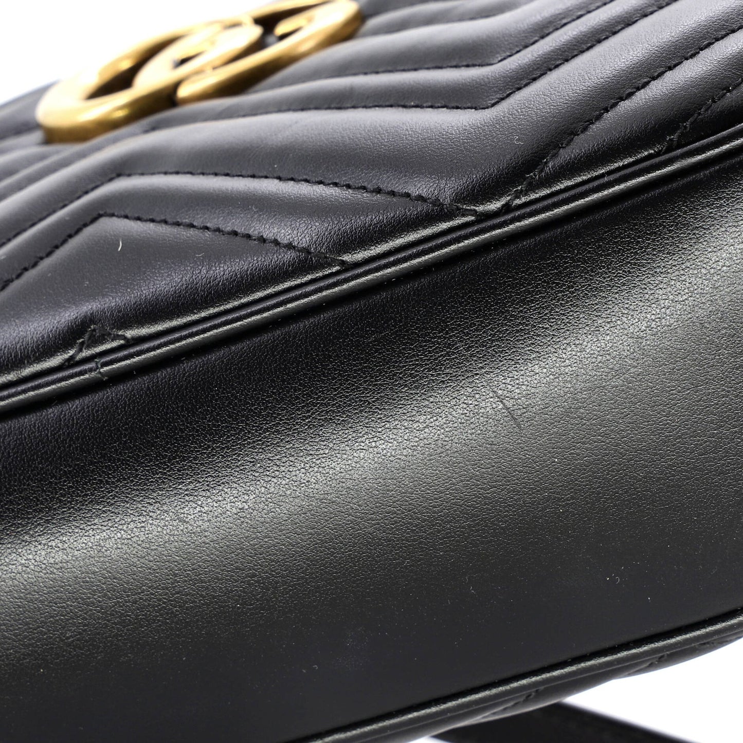 Gucci Gg Marmont Shoulder Bag Matelasse Leather Small