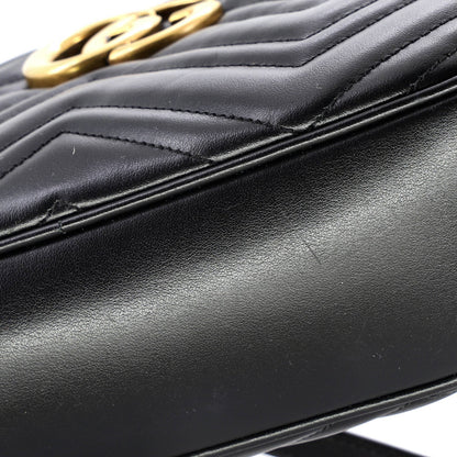Gucci Gg Marmont Shoulder Bag Matelasse Leather Small