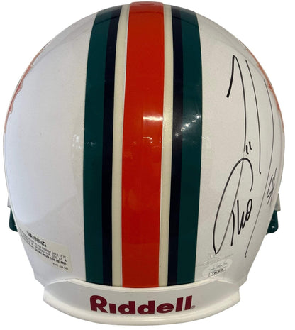 Zach Thomas Autographed Miami Dolphins Full Size Rep Helmet (Jsa)