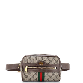 Gucci Ophidia Belt Bag Gg Coated Canvas Small